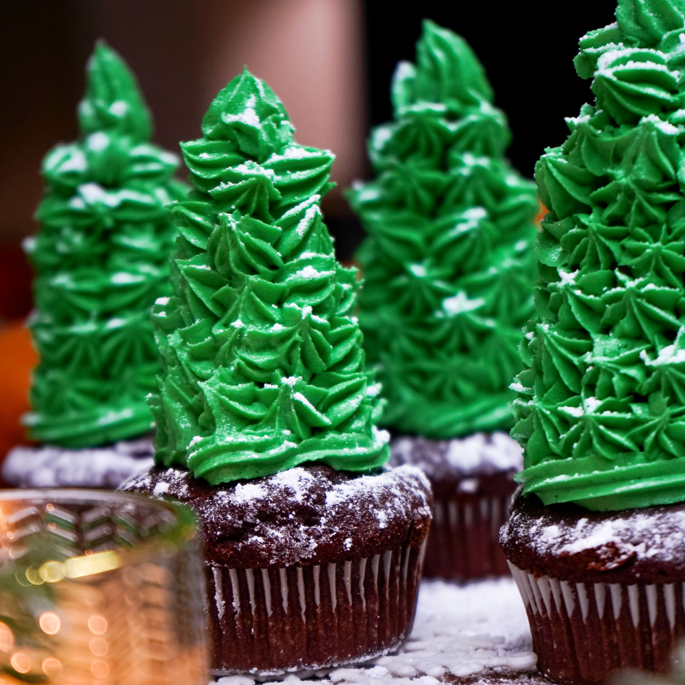 Weihnachtliche Cupcakes