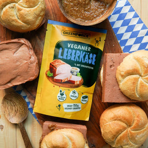 Easy to mix vegan 'Leberkäse'