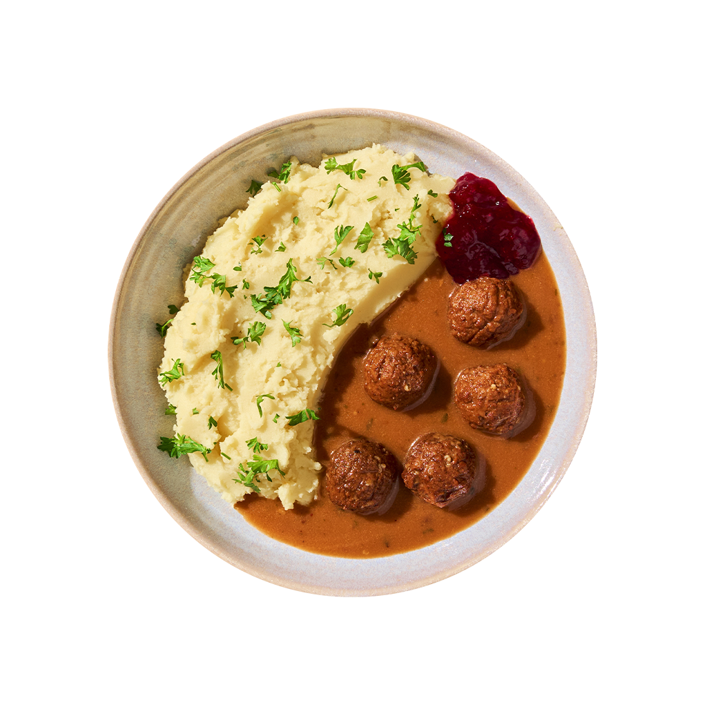 Vegane Köttbullar in Cremesauce - Fertig im Glas (500g)