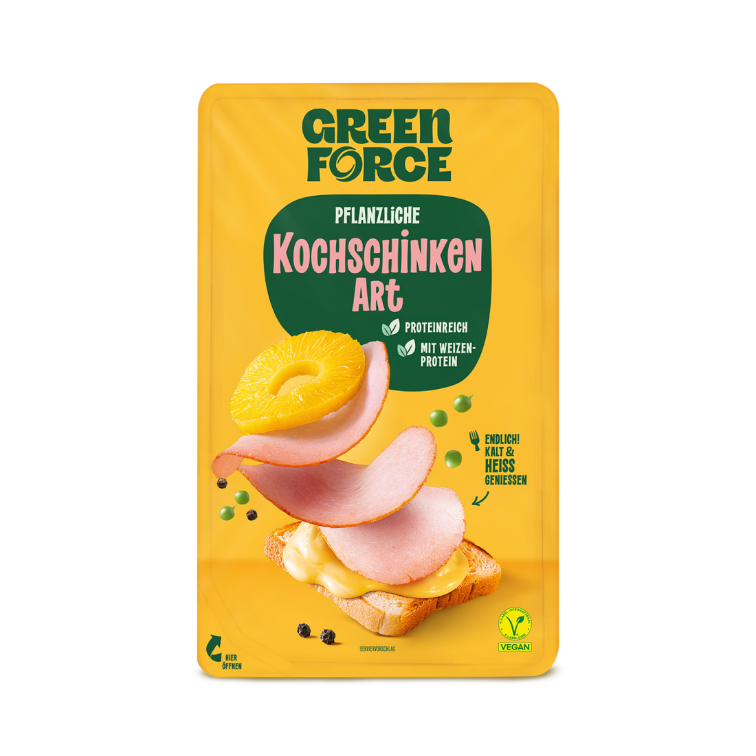 Veganer Kochschinken - frisch