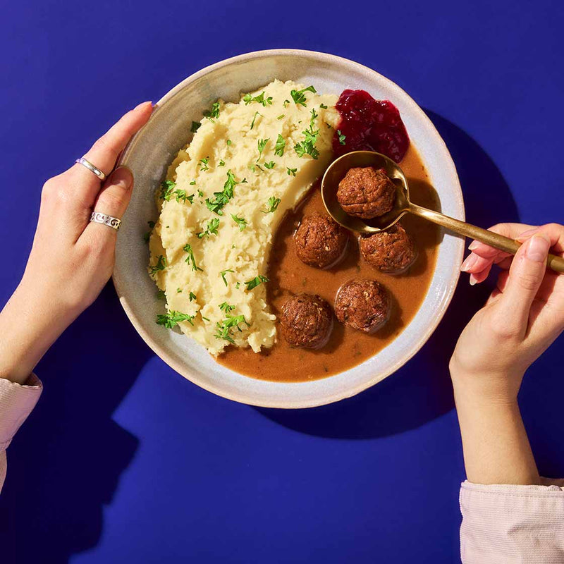 Vegane Köttbullar Topshot