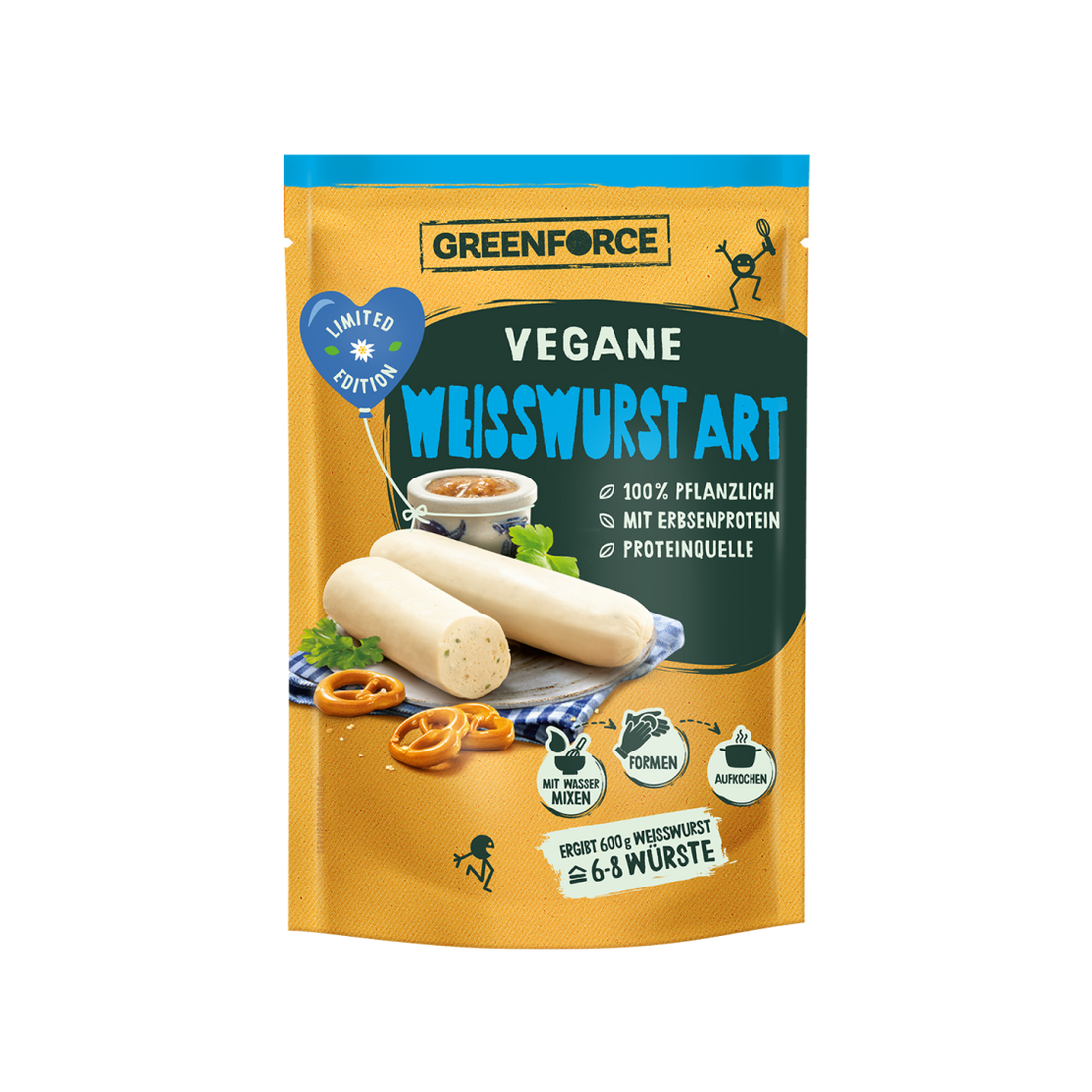 Easy To Mix Vegan Weißwurst