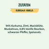 Zutaten Kurkuma Vanilla Gewürz